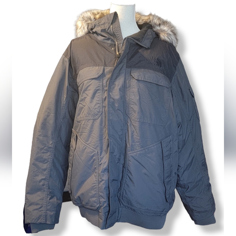 The North Face Men's Gotham III 550-Down Warm Insulated Winter Jacket Asphalt XL